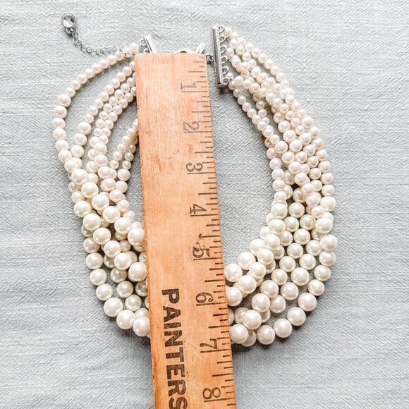 Lia Sophia Cream Pearl Necklace - Picture 7 of 7